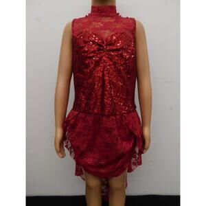 Pre-Owned Costume iEfiel   Large Child Red  Contemporary